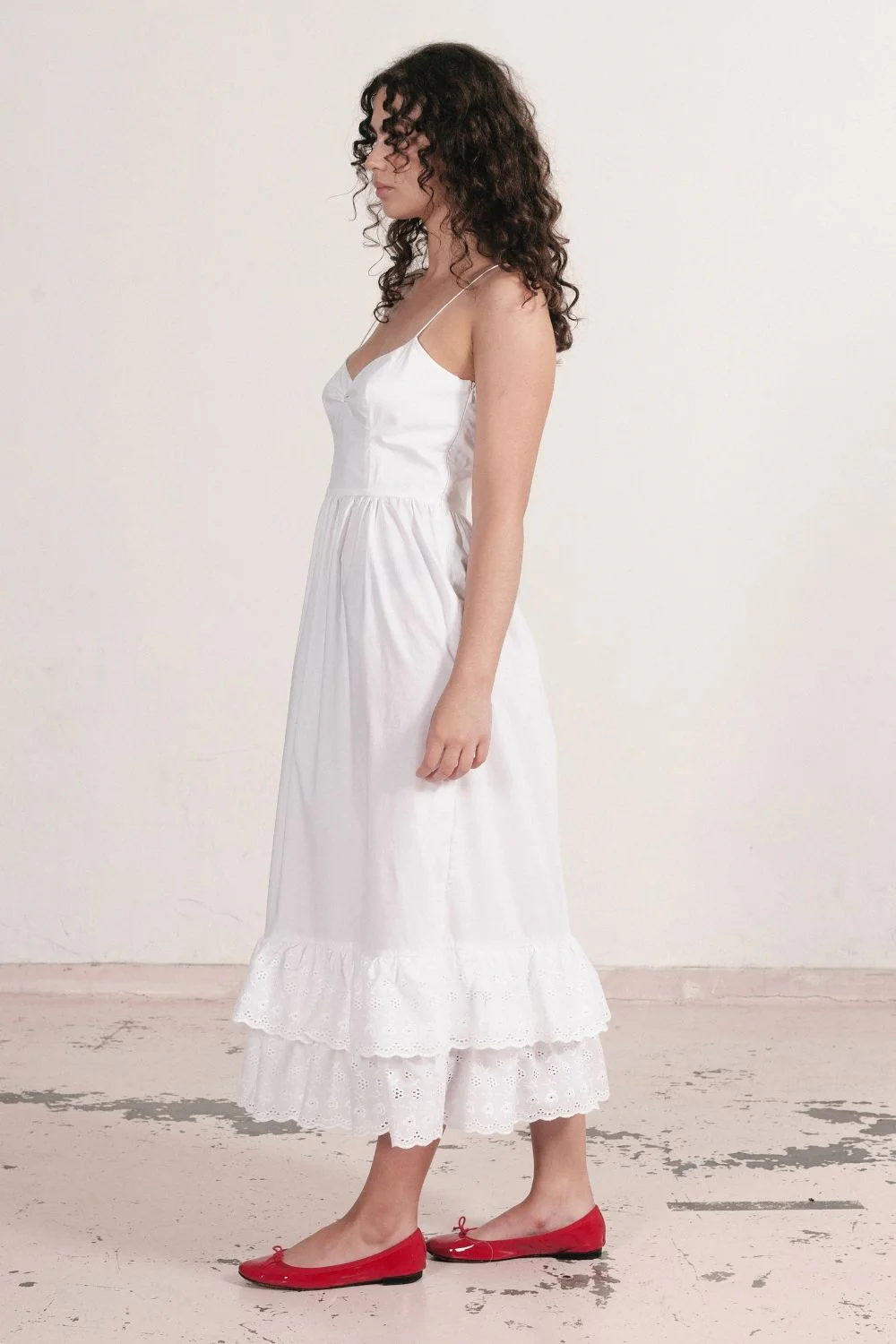 PICNIC DRESS | WHITE - Image 3