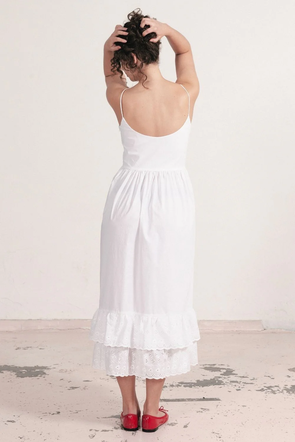 PICNIC DRESS | WHITE - Image 4